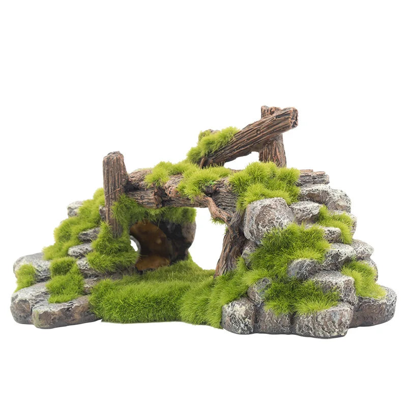 Resin Rockery Bridge Aquariums Decorations aquarium fish decor Fish Tank Aquarium Accessories Fish Tank Aquarium Ornament