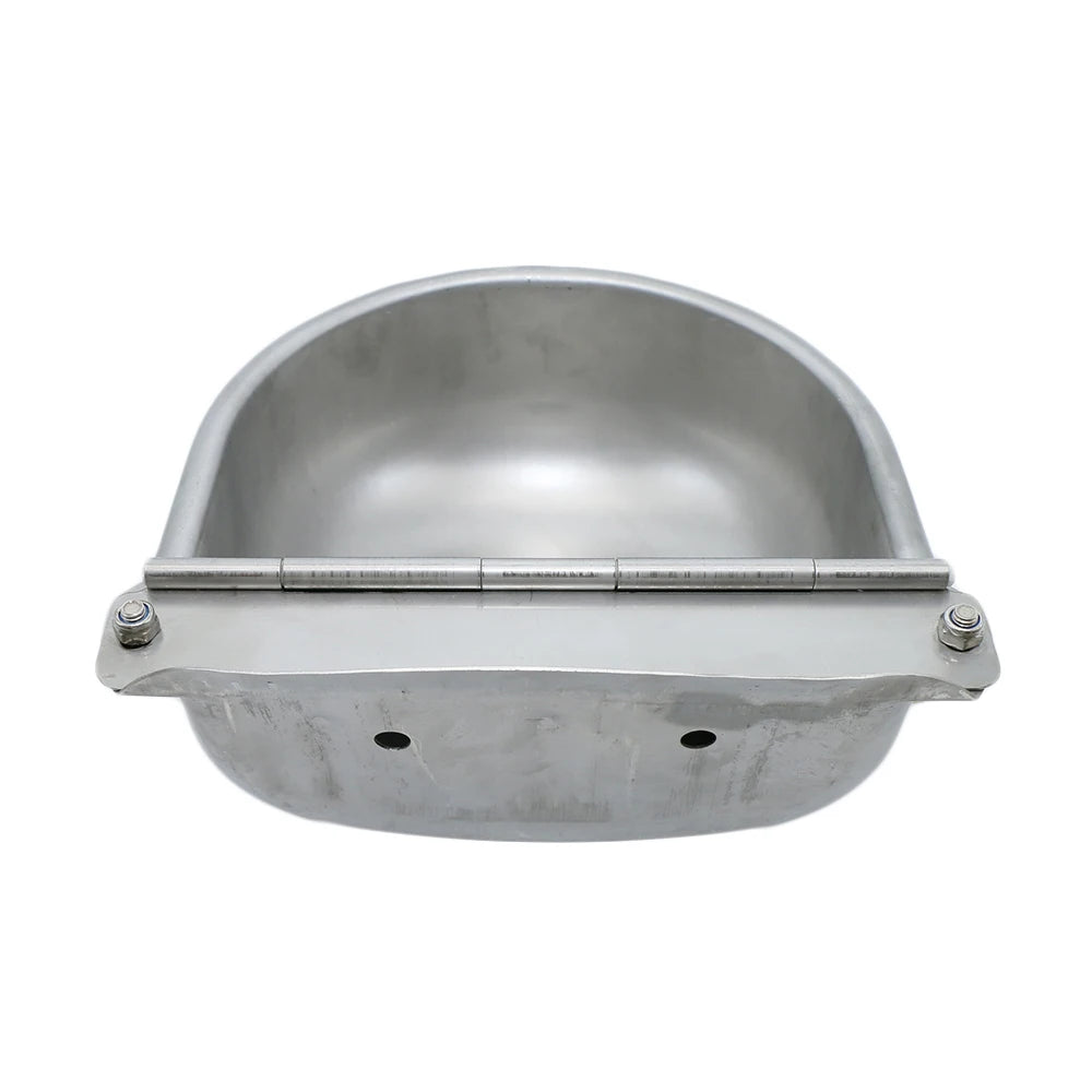 Cattle Drinking Bowl 4L 304 Stainless Steel Water Trough Horses Sheep Pig Float Automatic Waterer Dog Drinking Bowl Bull Acces