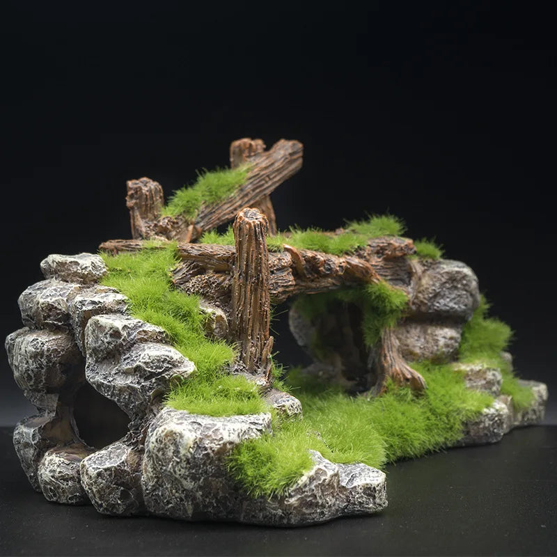 Resin Rockery Bridge Aquariums Decorations aquarium fish decor Fish Tank Aquarium Accessories Fish Tank Aquarium Ornament