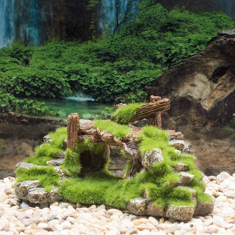 Resin Rockery Bridge Aquariums Decorations aquarium fish decor Fish Tank Aquarium Accessories Fish Tank Aquarium Ornament
