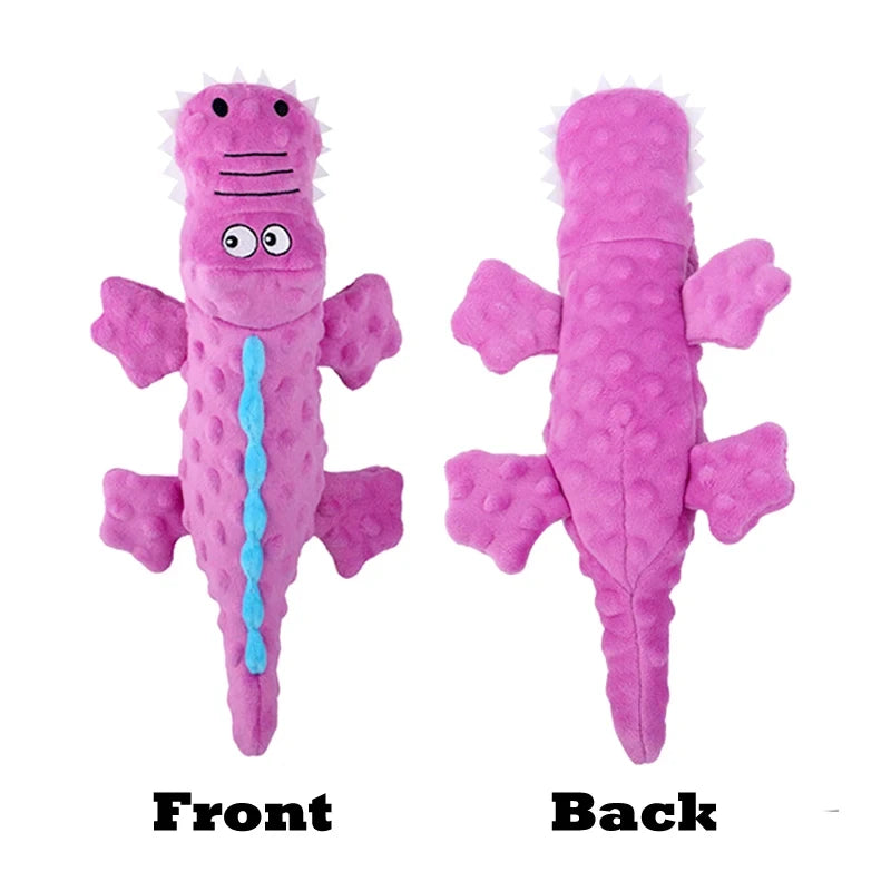 Fun Plush Dog Toys Squeak Pet Animal Plush Toy Dog Chew Squeaky Whistling Involved Bite-Resistant Pet Supplies Dog Accessories