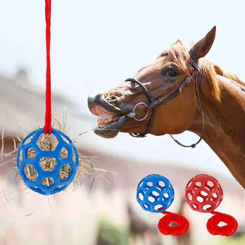 Horse Treat Ball Hay Feeder Toy Ball Hanging Feeding Toy Cattle And Horse Feed Dispenser Be Suitable For Horse Goat Sheep