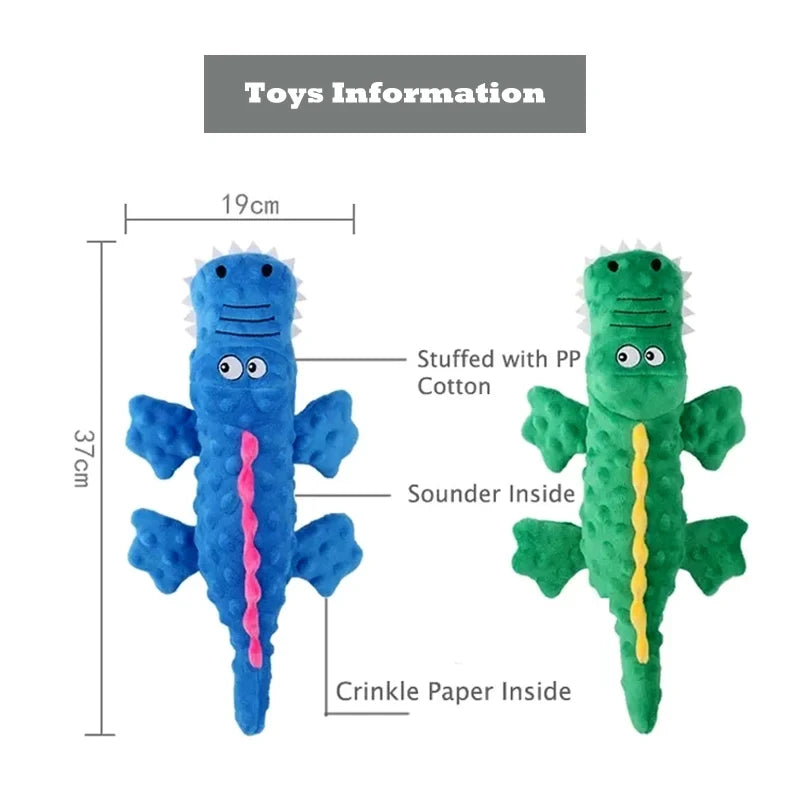 Fun Plush Dog Toys Squeak Pet Animal Plush Toy Dog Chew Squeaky Whistling Involved Bite-Resistant Pet Supplies Dog Accessories