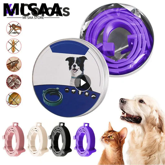 Pet Calming Collar For Dog Cat Waterproof Adjustable Breakaway Pheromone Collar Reduce Stress Anxiety Relief Collar Pet Supply