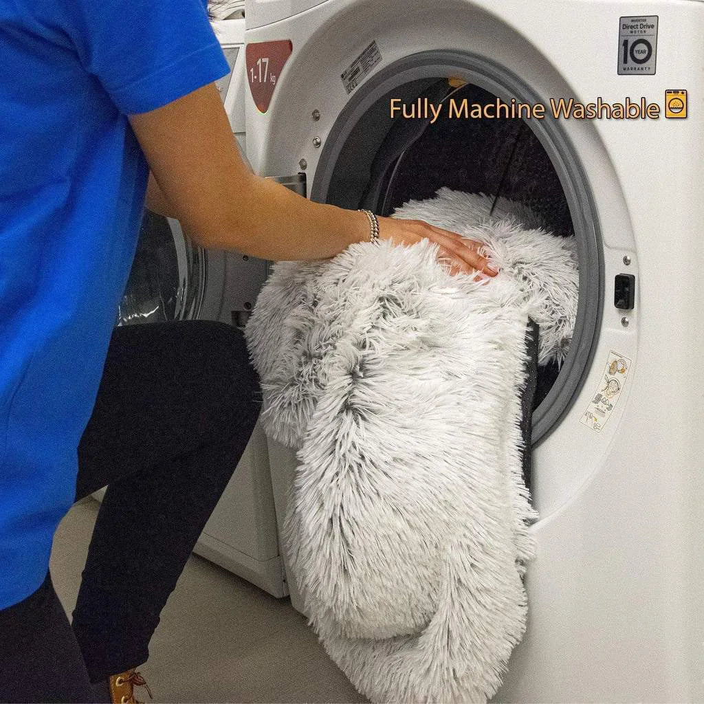 Winter Pet Sofa Bed Large Dog Beds with Zipper Plush Calming Dog Kennel Warm Cat Bed Mat Couches Car Floor Furniture Protector