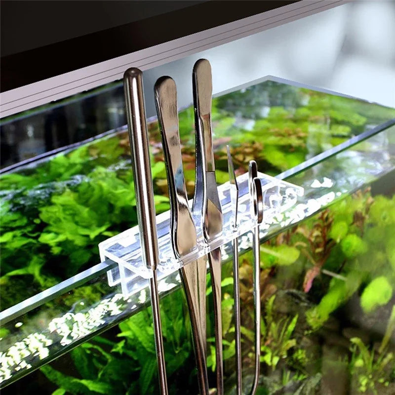 Aquarium Scissor Tools Set Wave Scissors Tweezers Plants Grass Stainless Cleaning Tools Fish Tank Shovels Aquarium Accessories
