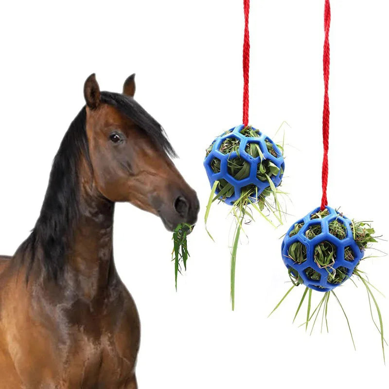 Horse Treat Ball Hay Feeder Toy Ball Hanging Feeding Toy Cattle And Horse Feed Dispenser Be Suitable For Horse Goat Sheep