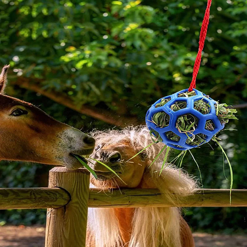 Horse Treat Ball Hay Feeder Toy Ball Hanging Feeding Toy Cattle And Horse Feed Dispenser Be Suitable For Horse Goat Sheep
