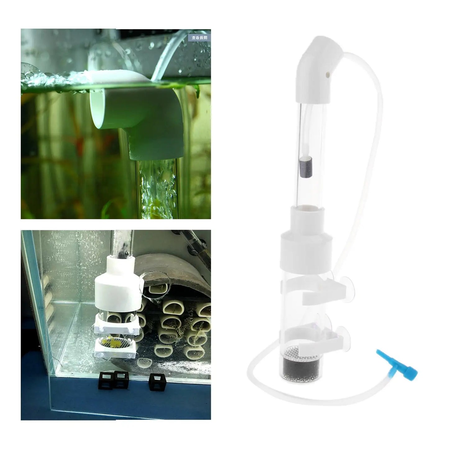 Aquarium Fish Egg Incubator Tumbler Hatchery Breeding Mouth 50mm for