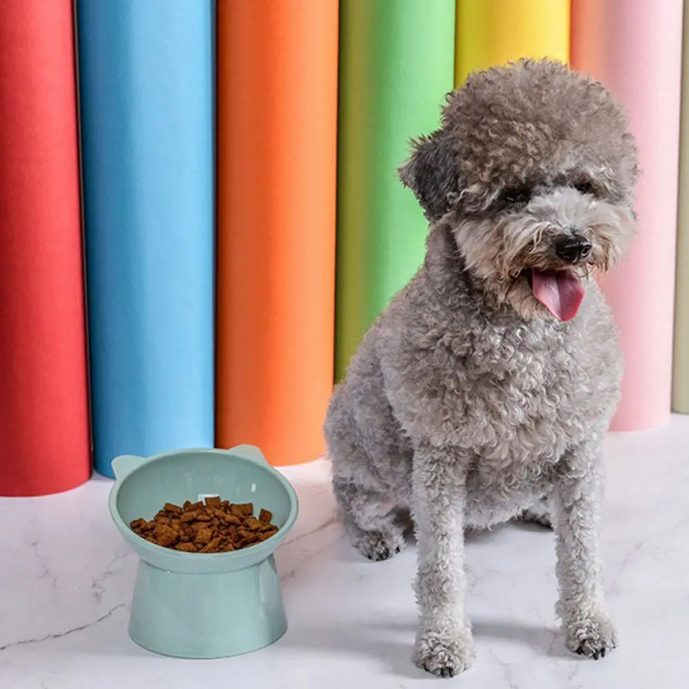 Pet Feeder Cat Dog Cervical Vertebravels High Feeding Bowl Kitten Puppy Elevated Bowls Animal Supplies