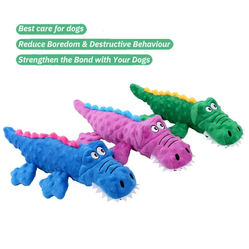 Fun Plush Dog Toys Squeak Pet Animal Plush Toy Dog Chew Squeaky Whistling Involved Bite-Resistant Pet Supplies Dog Accessories