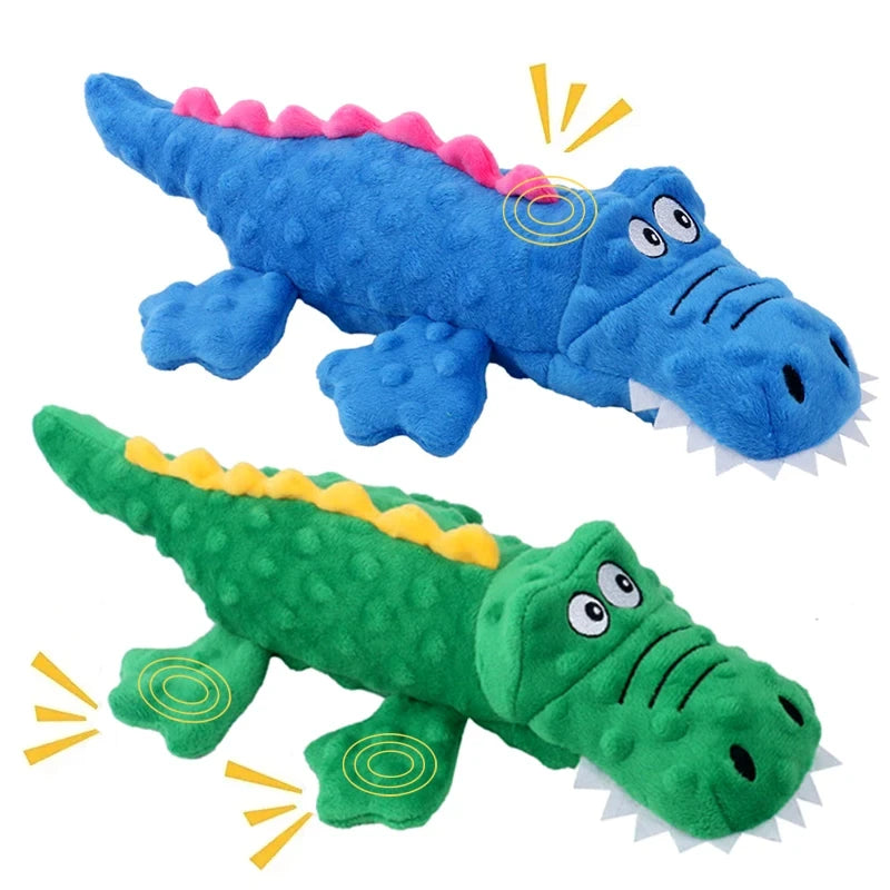 Fun Plush Dog Toys Squeak Pet Animal Plush Toy Dog Chew Squeaky Whistling Involved Bite-Resistant Pet Supplies Dog Accessories