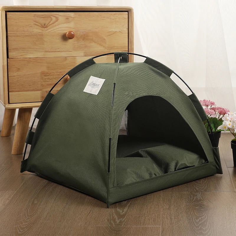 Pet Tent Bed Cat Household Products Accessories Warming Pad Furniture Sofa Basket Bed Winter Flip Kitten Tent Cat