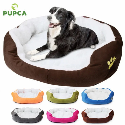 Dog Sofa Bed Removable Washable Fence Cushion With Pillow Rectangle Big Furniture Pad Puppy Medium Large Cat Supplies Pet Mat